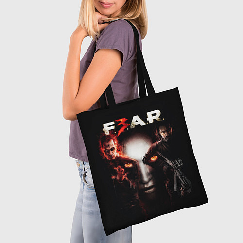 Сумка-шоппер FEAR 3 / 3D-принт – фото 3