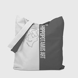 Сумка-шоппер Hippopotamus art