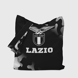 Сумка-шопер Lazio sport на темном фоне, цвет: 3D-принт