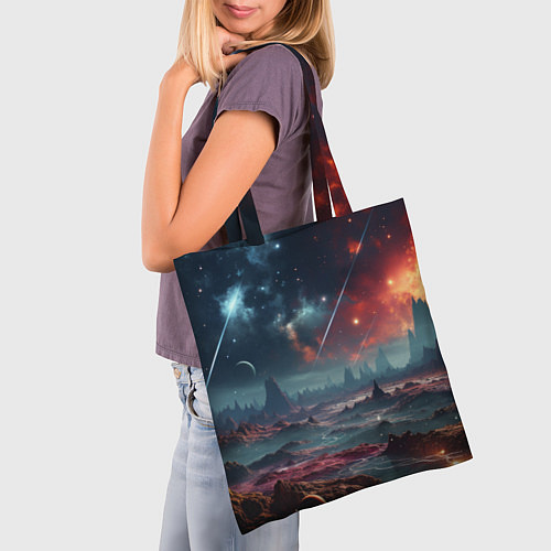 Сумка-шоппер Фантастическая планета / 3D-принт – фото 3