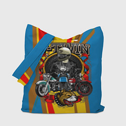 Сумка-шопер V-twin, цвет: 3D-принт