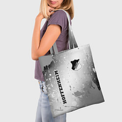 Сумка-шопер Hoffenheim sport на светлом фоне вертикально, цвет: 3D-принт — фото 2