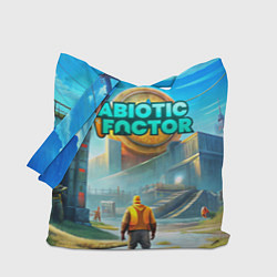 Сумка-шопер Abiotic Factor атомный завод, цвет: 3D-принт