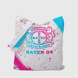 Сумка-шопер Bayer 04 neon gradient style, цвет: 3D-принт