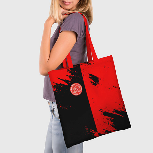 Сумка-шоппер Ajax sport color red / 3D-принт – фото 3