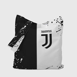 Сумка-шопер Juventus краски текстура спорт, цвет: 3D-принт