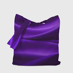 Сумка-шопер Фиолетовый шелк, цвет: 3D-принт