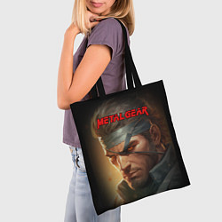 Сумка-шопер Веном Снейк из игры Metal gear, цвет: 3D-принт — фото 2