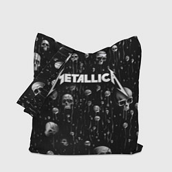 Сумка-шопер Metallica - rock, цвет: 3D-принт