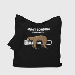 Сумка-шопер Energy loading - please wait, цвет: 3D-принт