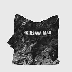 Сумка-шопер Chainsaw Man black graphite, цвет: 3D-принт