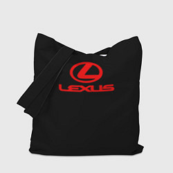 Сумка-шопер Lexus red logo, цвет: 3D-принт