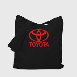 Сумка-шопер Toyota red logo, цвет: 3D-принт