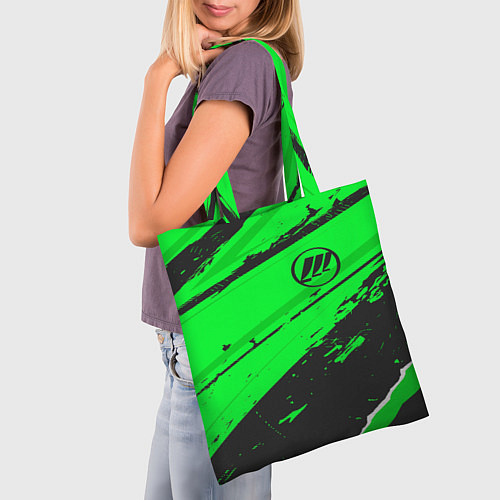 Сумка-шоппер Lifan sport green / 3D-принт – фото 3