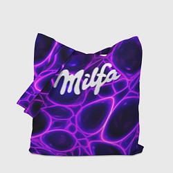 Сумка-шопер Milfa прикольная надпись, цвет: 3D-принт
