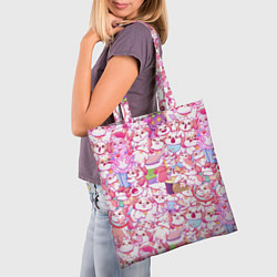 Сумка-шопер Стикеры вконтакте собака, цвет: 3D-принт — фото 2