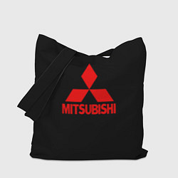 Сумка-шопер Mitsubishi red logo, цвет: 3D-принт