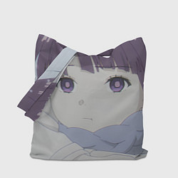 Сумка-шопер Fern Cute Face, цвет: 3D-принт