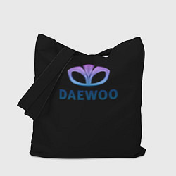 Сумка-шопер Daewoo logo neon, цвет: 3D-принт