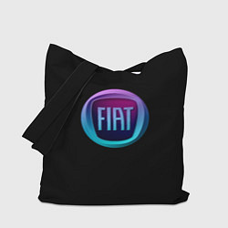 Сумка-шопер FIAT logo neon, цвет: 3D-принт