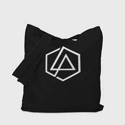 Сумка-шопер Linkin park logo white, цвет: 3D-принт