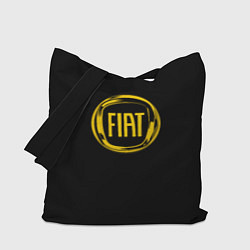 Сумка-шопер FIAT logo yelow, цвет: 3D-принт