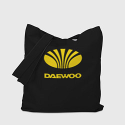 Сумка-шопер Daewoo logo yellow, цвет: 3D-принт