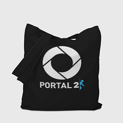 Сумка-шопер Portal2 logo game, цвет: 3D-принт