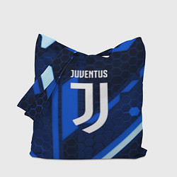 Сумка-шопер Juventus sport geometry steel, цвет: 3D-принт