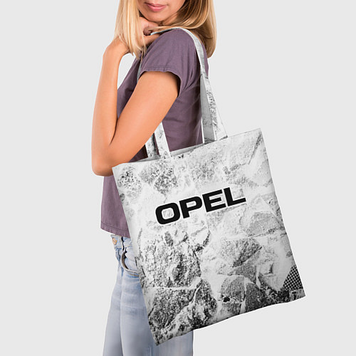 Сумка-шоппер Opel white graphite / 3D-принт – фото 3
