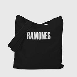 Сумка-шоппер Ramones white logo