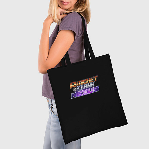 Сумка-шоппер Ratchet & Clank logo / 3D-принт – фото 3