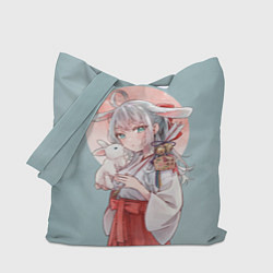 Сумка-шопер Аля иногда кокетничает со мной по-русски - Алиса, цвет: 3D-принт