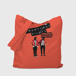 Сумка-шопер Twenty one pilots emotional roadshow, цвет: 3D-принт