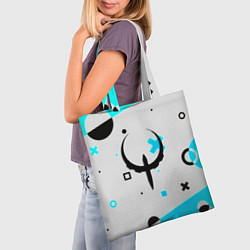 Сумка-шопер Quake game pattern, цвет: 3D-принт — фото 2