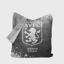 Сумка-шопер Aston Villa - grey gradient, цвет: 3D-принт