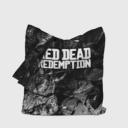 Сумка-шопер Red Dead Redemption black graphite, цвет: 3D-принт