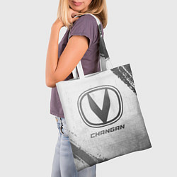 Сумка-шопер Changan - white gradient, цвет: 3D-принт — фото 2