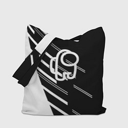 Сумка-шопер Among us pattern sport, цвет: 3D-принт