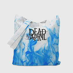 Сумка-шопер Dead by april fire blue, цвет: 3D-принт