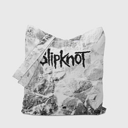 Сумка-шопер Slipknot white graphite, цвет: 3D-принт