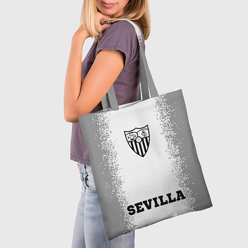 Сумка-шоппер Sevilla sport на светлом фоне по-центру / 3D-принт – фото 3