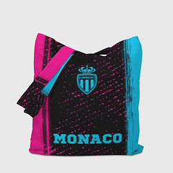 Сумка-шопер Monaco - neon gradient по-центру, цвет: 3D-принт