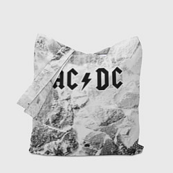 Сумка-шопер AC DC white graphite, цвет: 3D-принт