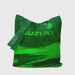 Сумка-шопер Suzuki - green gradient посередине, цвет: 3D-принт