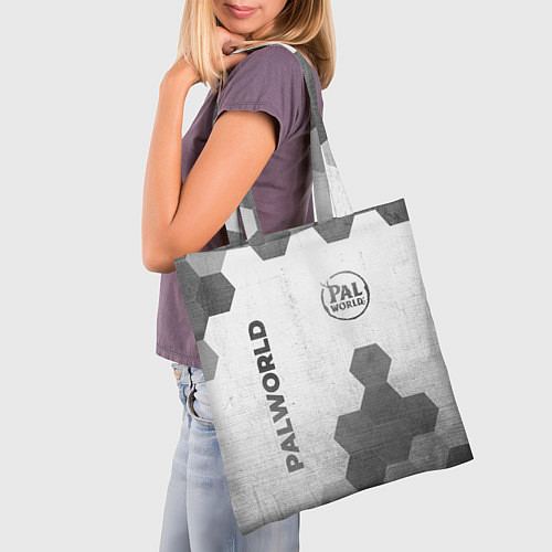 Сумка-шоппер Palworld - white gradient вертикально / 3D-принт – фото 3