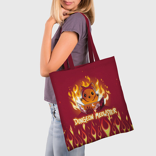 Сумка-шоппер Mr DnD Meowster / 3D-принт – фото 3