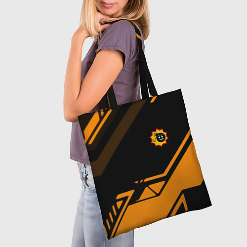 Сумка-шоппер Serious Sam geometry / 3D-принт – фото 3