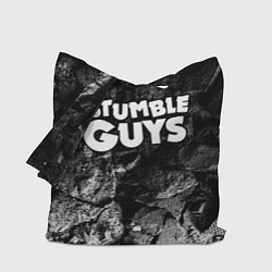 Сумка-шопер Stumble Guys black graphite, цвет: 3D-принт