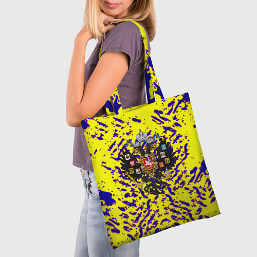 Сумка-шоппер Империя России краски / 3D-принт – фото 3